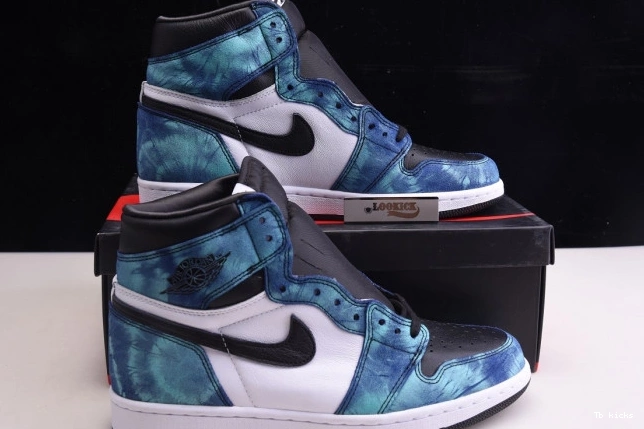 Rep TBK Tie-Dye Jordan 1 Air CD0461-100 OG High 0715